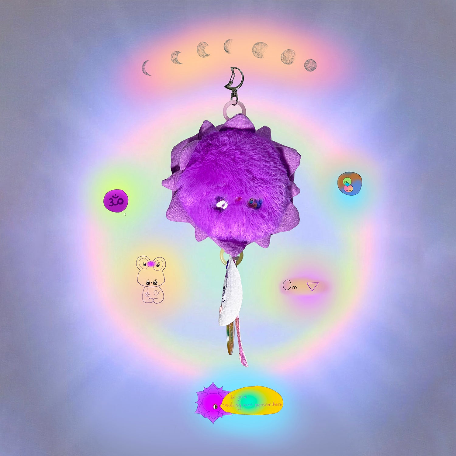 Crown chakra * Spiritual plush toy