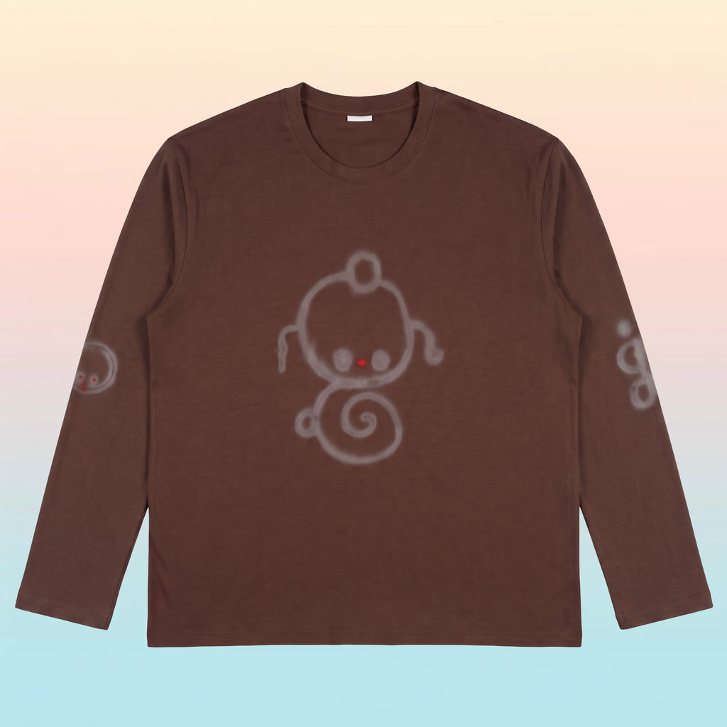 ALL IS CANVAS DIVINE VOMIT*Long-sleeved Shirt